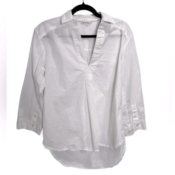 Excellent condition Anthropologie white tunic size XS A spring and summer staple - Picture 1 of 3